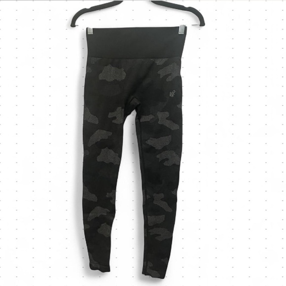 Jed North Black & Gray Camouflage Leggings - Picture 1 of 4